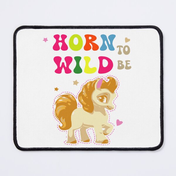 Item preview, Funny Unicorn Quote :Horn to be wild designed and sold by MIROUZ2000.