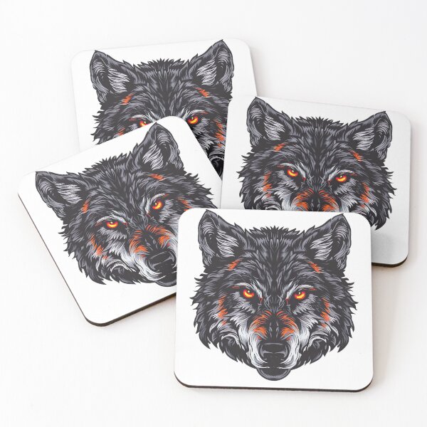 Item preview, Lobo espeluznante designed and sold by Stickio.