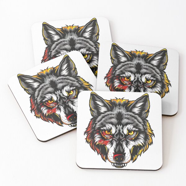 Item preview, Lobo espeluznante V2 designed and sold by Stickio.