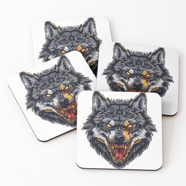 Item preview, Creepy Wolf V3 designed and sold by Stickio.