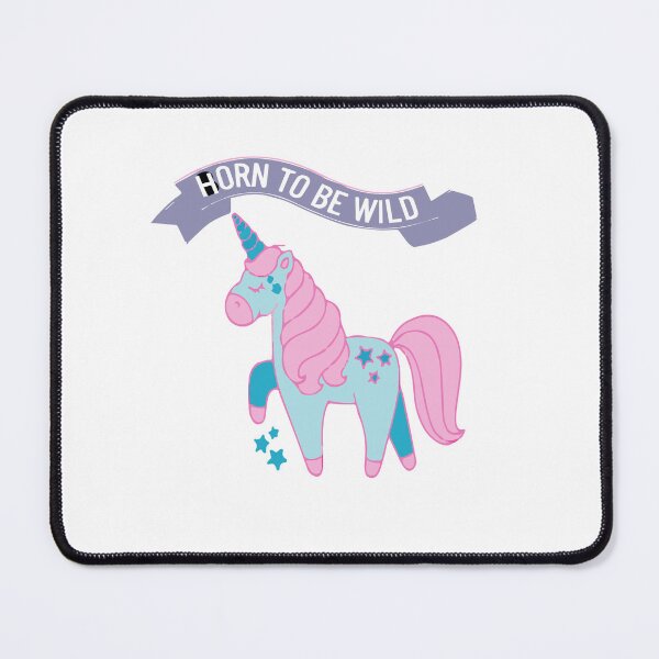 Item preview, Funny Unicorn Quote :Horn to be wild designed and sold by MIROUZ2000.