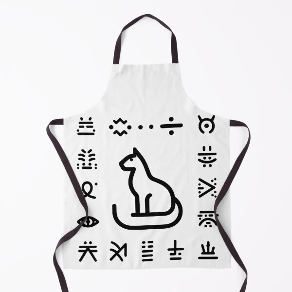 Item preview, Ancient Hieroglyphic Cat designed and sold by Dynke.
