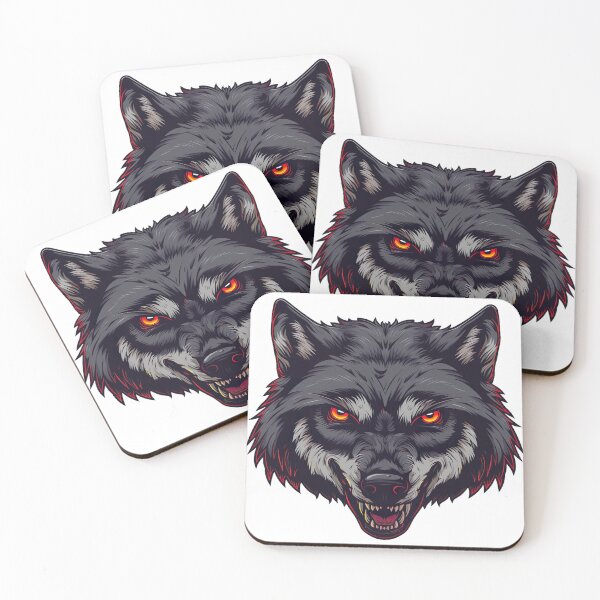 Item preview, Lobo espeluznante V4 designed and sold by Stickio.