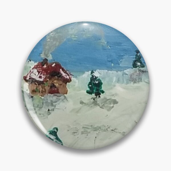 Item preview, Snowy Cabin designed and sold by TheLeafPile.