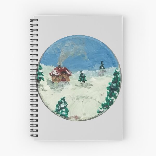 Artikelvorschau, Schneebedeckte Hütte entworfen und verkauft von TheLeafPile.