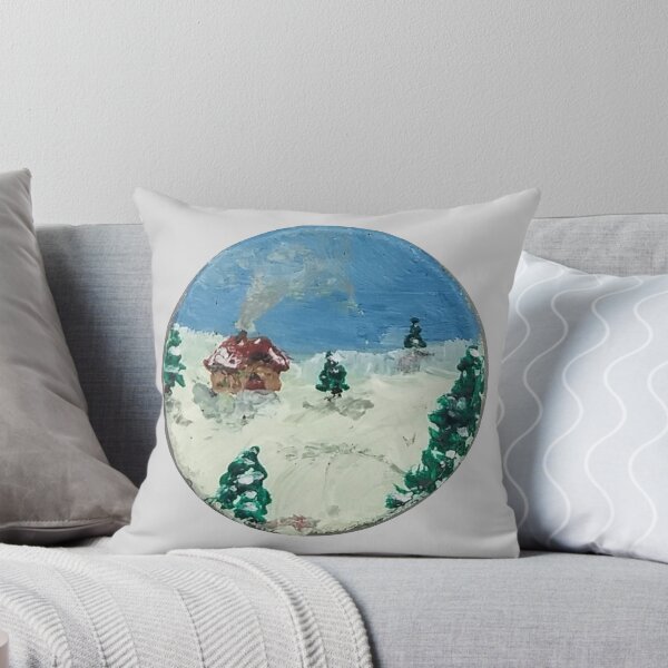 Item preview, Snowy Cabin designed and sold by TheLeafPile.
