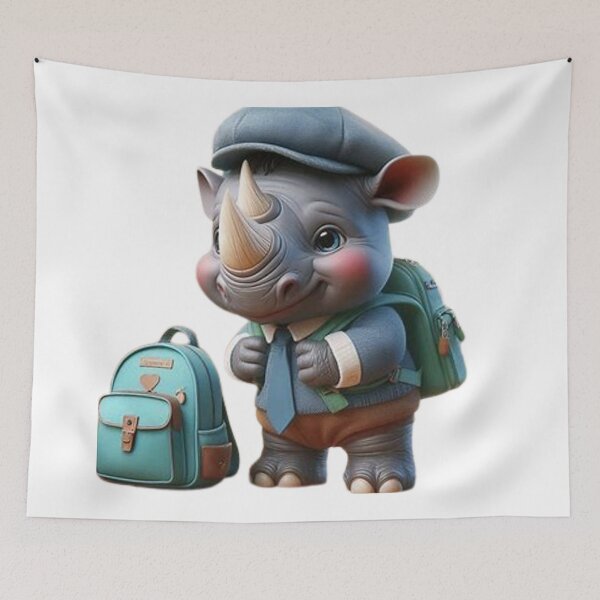 Item preview, Rhino's first day at school designed and sold by BonoloStore.