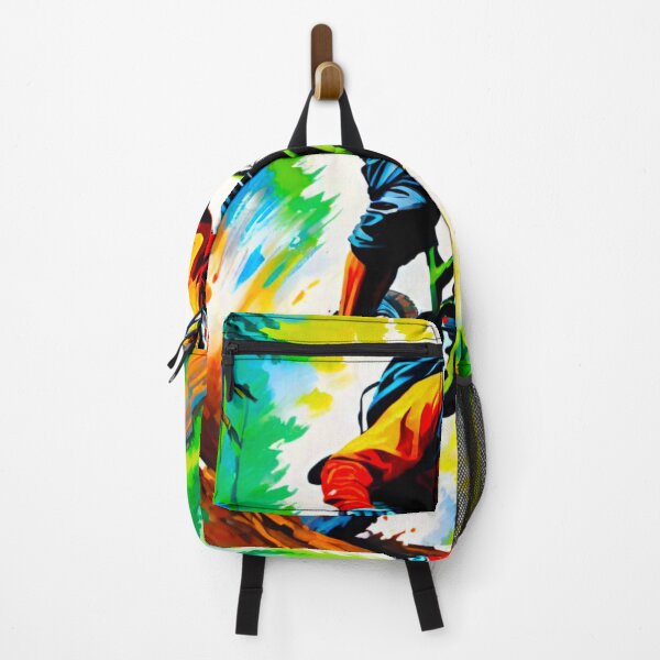 Item preview, MTB Rider Soaring Over Jumps designed and sold by GrizzlyCollective.