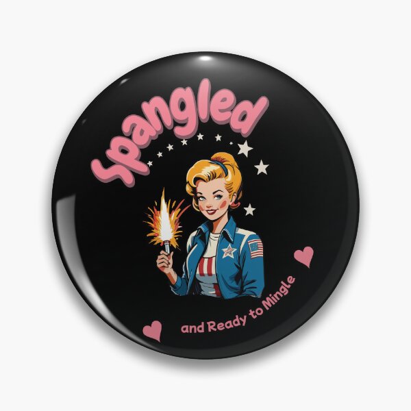 Artikelvorschau, Retro Vintage Design Ready To Mingle 4th Of July entworfen und verkauft von LuminOrb.