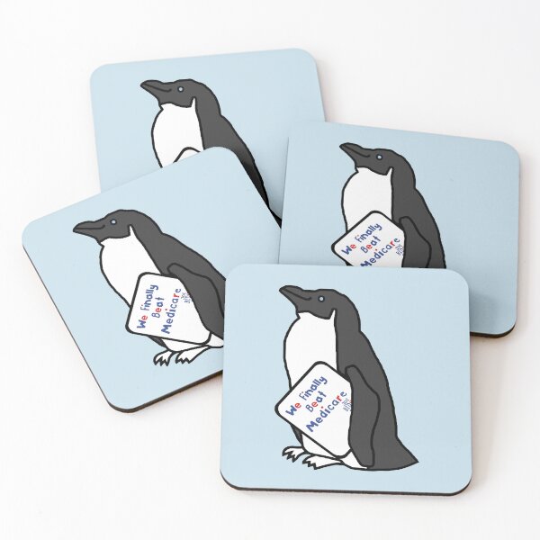 Item preview, Penguin with We Finally Beat Medicare Joe Biden 2024 Sign designed and sold by ellenhenry.