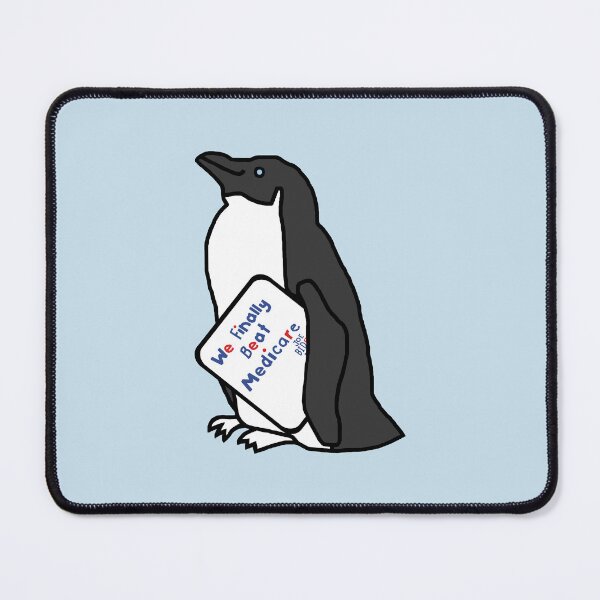 Item preview, Penguin with We Finally Beat Medicare Joe Biden 2024 Sign designed and sold by ellenhenry.