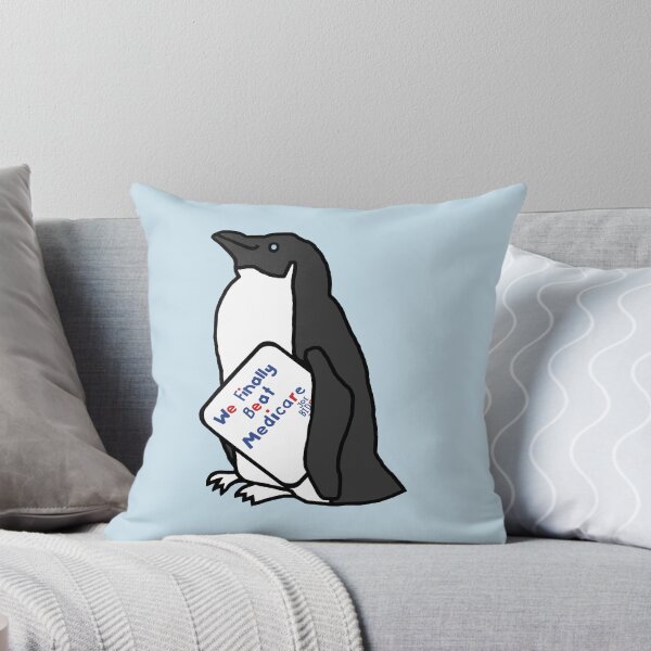 Item preview, Penguin with We Finally Beat Medicare Joe Biden 2024 Sign designed and sold by ellenhenry.