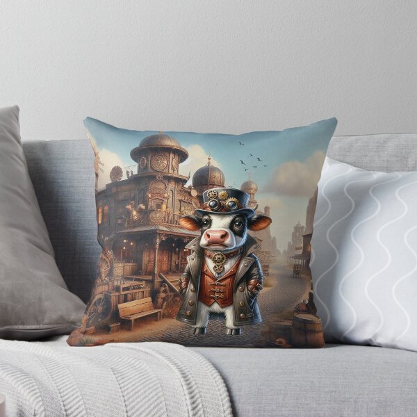 Item preview, Steampunk Cow & Wild West designed and sold by PlatypusDesign.