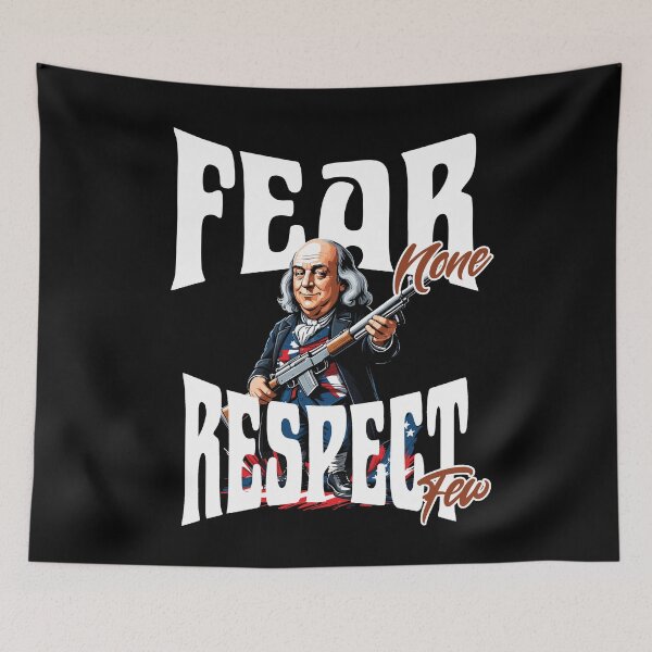 Item preview, Fear None Respect Few Happy 4th Of July designed and sold by LuminOrb.