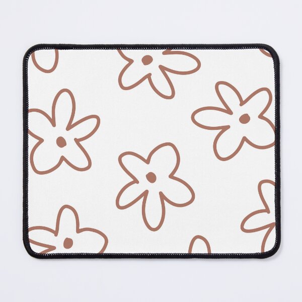 Item preview, Brown Flower Pattern, Minimalist Botanical Art designed and sold by Minimalisign.
