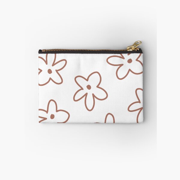 Item preview, Brown Flower Pattern, Minimalist Botanical Art designed and sold by Minimalisign.