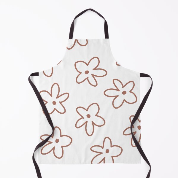 Item preview, Brown Flower Pattern, Minimalist Botanical Art designed and sold by Minimalisign.