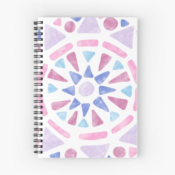 Item preview, Mandala Pink Purple Blue Bigender Pride Flag designed and sold by JoyfulJen.