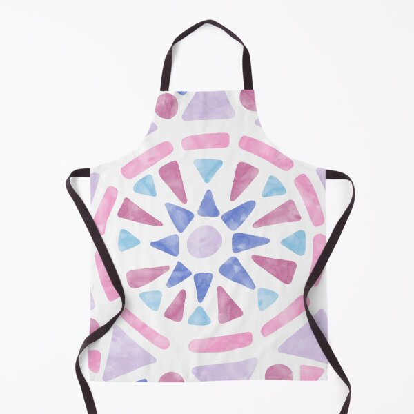 Item preview, Mandala Pink Purple Blue Bigender Pride Flag designed and sold by JoyfulJen.