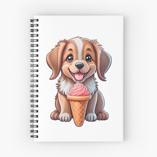 Item preview, Dog and Yummy Ice Cream Cone designed and sold by Kspirit Designs.