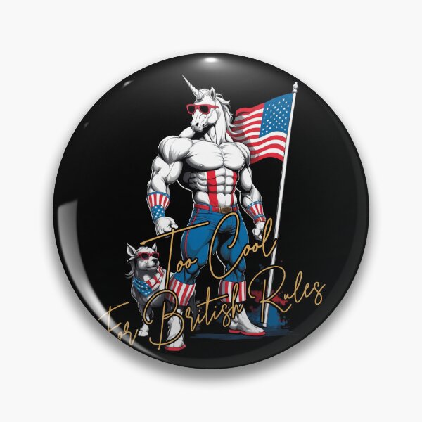 Artikelvorschau, Proud USA Unicorn No British Rules 4th Of July entworfen und verkauft von LuminOrb.