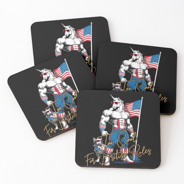 Item preview, Proud Usa Unicorn No British Rules 4th Of July designed and sold by LuminOrb.