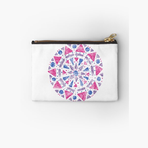 Item preview, Mandala Pink Purple Blue Bisexual Pride Flag designed and sold by JoyfulJen.