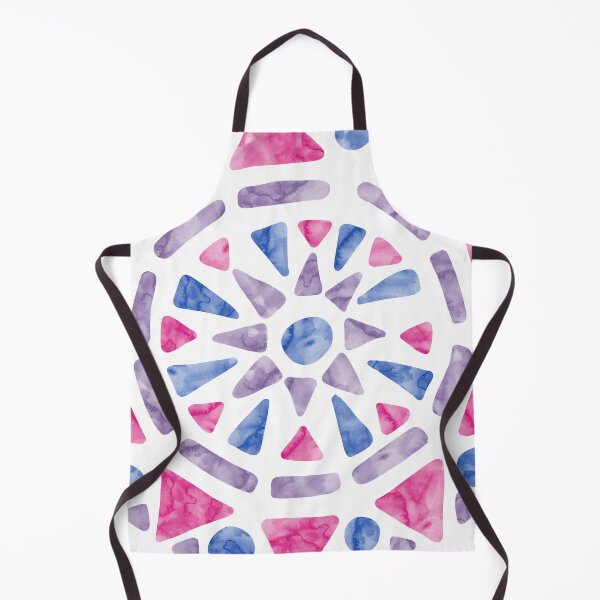Item preview, Mandala Pink Purple Blue Bisexual Pride Flag designed and sold by JoyfulJen.