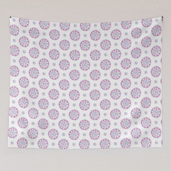 Item preview, Mandala Pink Purple Blue Bisexual Pride Flag designed and sold by JoyfulJen.