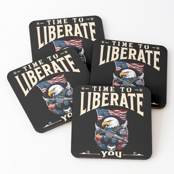 Item preview, Time To Liberate Proud Usa Eagle 4th July designed and sold by LuminOrb.