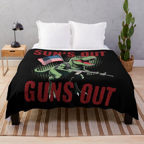 Item preview, Suns Out Guns Out Funny Usa Dinosaur Retro designed and sold by LuminOrb.