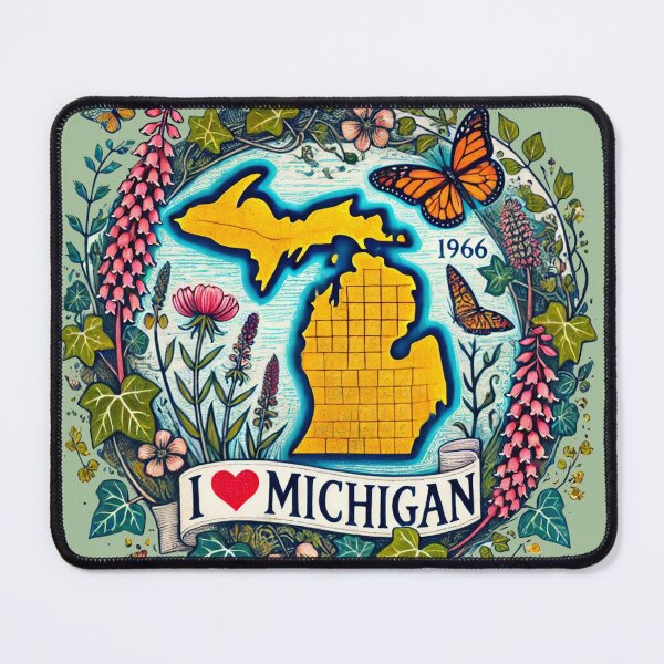 Item preview, I Love Michigan designed and sold by FrictionMaxxing.