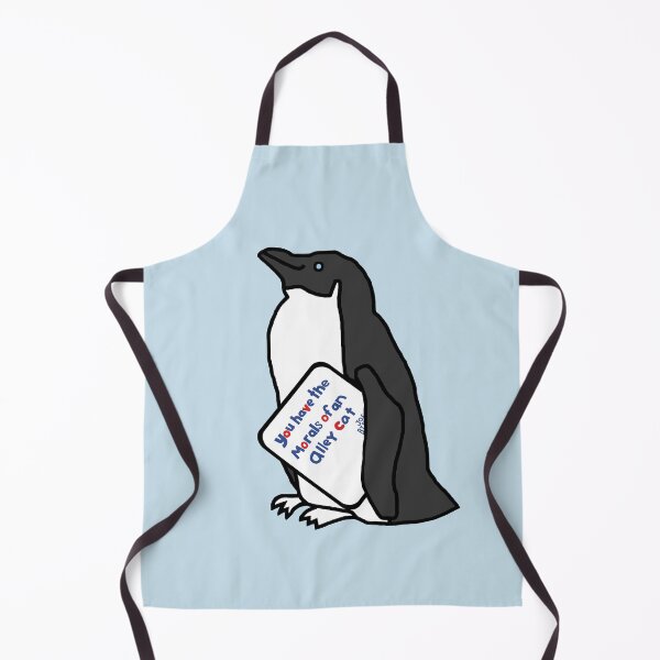 Item preview, Penguin with You Have The Morals of an Alley Cat Joe Biden 2024 Sign designed and sold by ellenhenry.