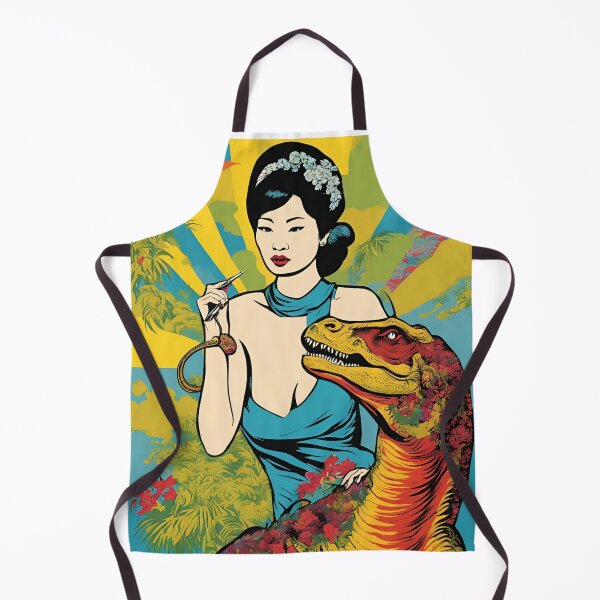 Item preview, Japanese Woman with Dinasour designed and sold by cherryj27.