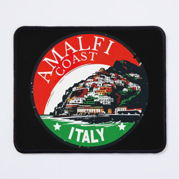 Item preview, Amalfi Coast Italy Retro designed and sold by TomFrontierArt.