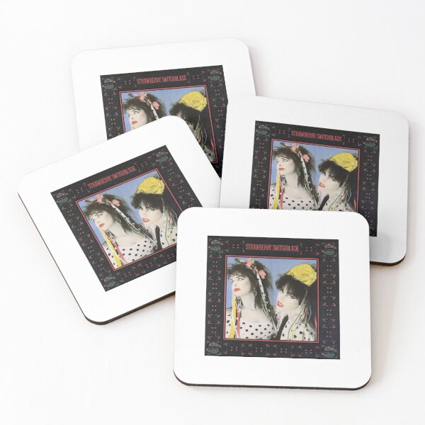 Item preview, Strawberry switchblade album cover goth music band shirt sticker mug designed and sold by guccibeltwearer.