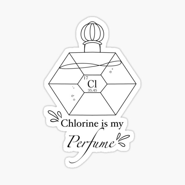 Vista previa del artículo con la obra «El cloro es mi perfume - Negro», diseñado y vendido por Honey Crystal Fashion and Homegoods .