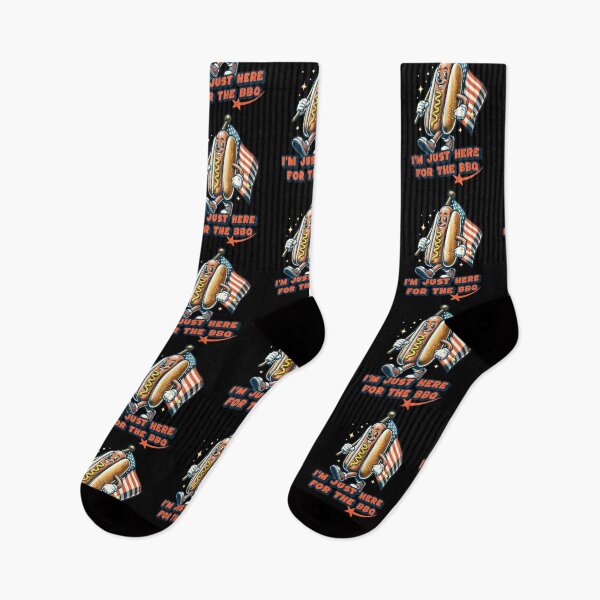 Item preview, Here For Bbq Funny Hotdog Design 4th Of July designed and sold by LuminOrb.