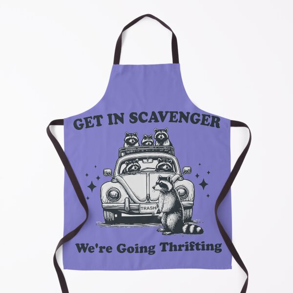 Item preview, Raccoon sanitation worker designed and sold by MOVALENDA.