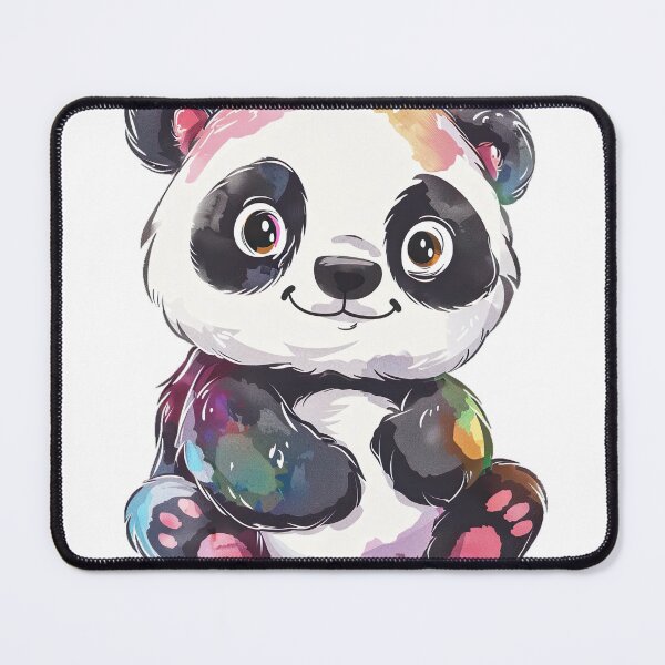 Item preview, Watercolor Panda V2 designed and sold by Stickio.