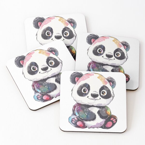 Item preview, Watercolor Panda V2 designed and sold by Stickio.