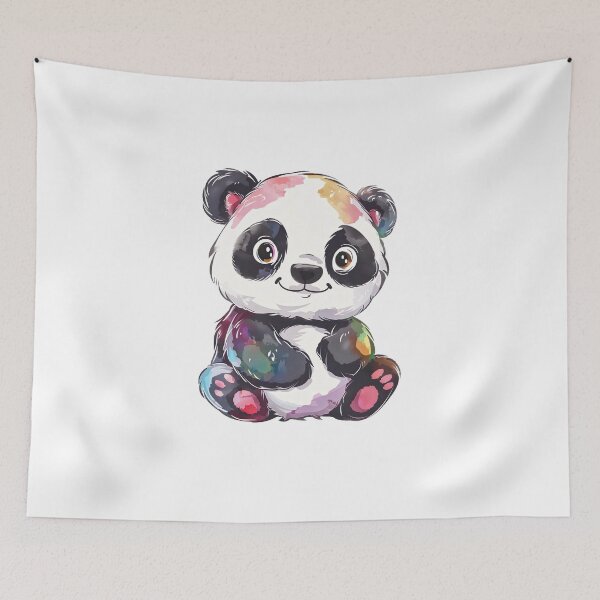 Item preview, Watercolor Panda V2 designed and sold by Stickio.