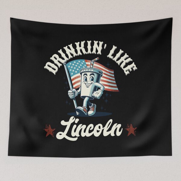 Item preview, Drinkin' Like Lincoln 4th Of July Memorial Day designed and sold by LuminOrb.