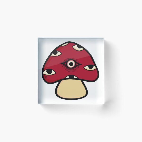 Item preview, I'm Watching You - Mushroom with Eye(s) - Doodle designed and sold by rikymorphe.