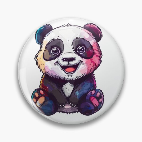 Item preview, Watercolor Panda V1 designed and sold by Stickio.