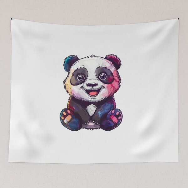 Item preview, Watercolor Panda V1 designed and sold by Stickio.