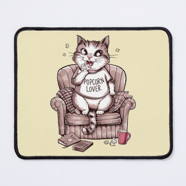 Item preview, Cat - Popcorn Lover designed and sold by 123ks.