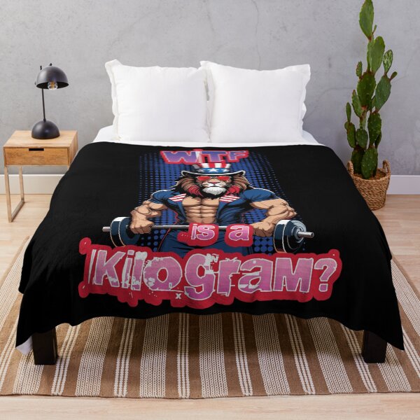 Item preview, Wtf Is Kilogram Muscular Bodybuilder Lion designed and sold by LuminOrb.