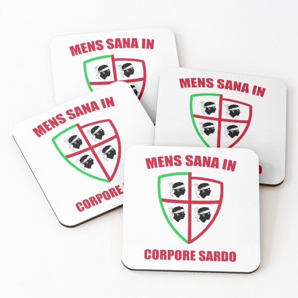 Item preview, Sardegna - Sardinia flag - 4 mori - Mens sana in corpore Sardo  designed and sold by miskaralise.