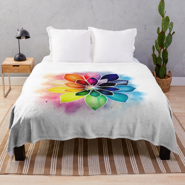 Item preview, Rainbow Succulent – Colorful Nature Art designed and sold by GusiaTreasures.